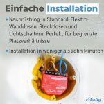 Shelly 1PM Gen3 WLAN Smart Relais Schalter mit Strommessung 16A 2 Stück – Bild 4