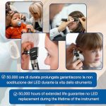 GIMA 31524 Otoskop 2,5V Xenon-Halogenlicht mit 14 Einwegspekula – Bild 5