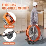 VEVOR Trommelventilator Industrie Bodenventilator 3 Stufen 8600 CFM Timer – Bild 6