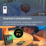 Newentor Funk-Wetterstation mit Außensensor, Wettervorhersage, DCF-Uhr – Bild 8