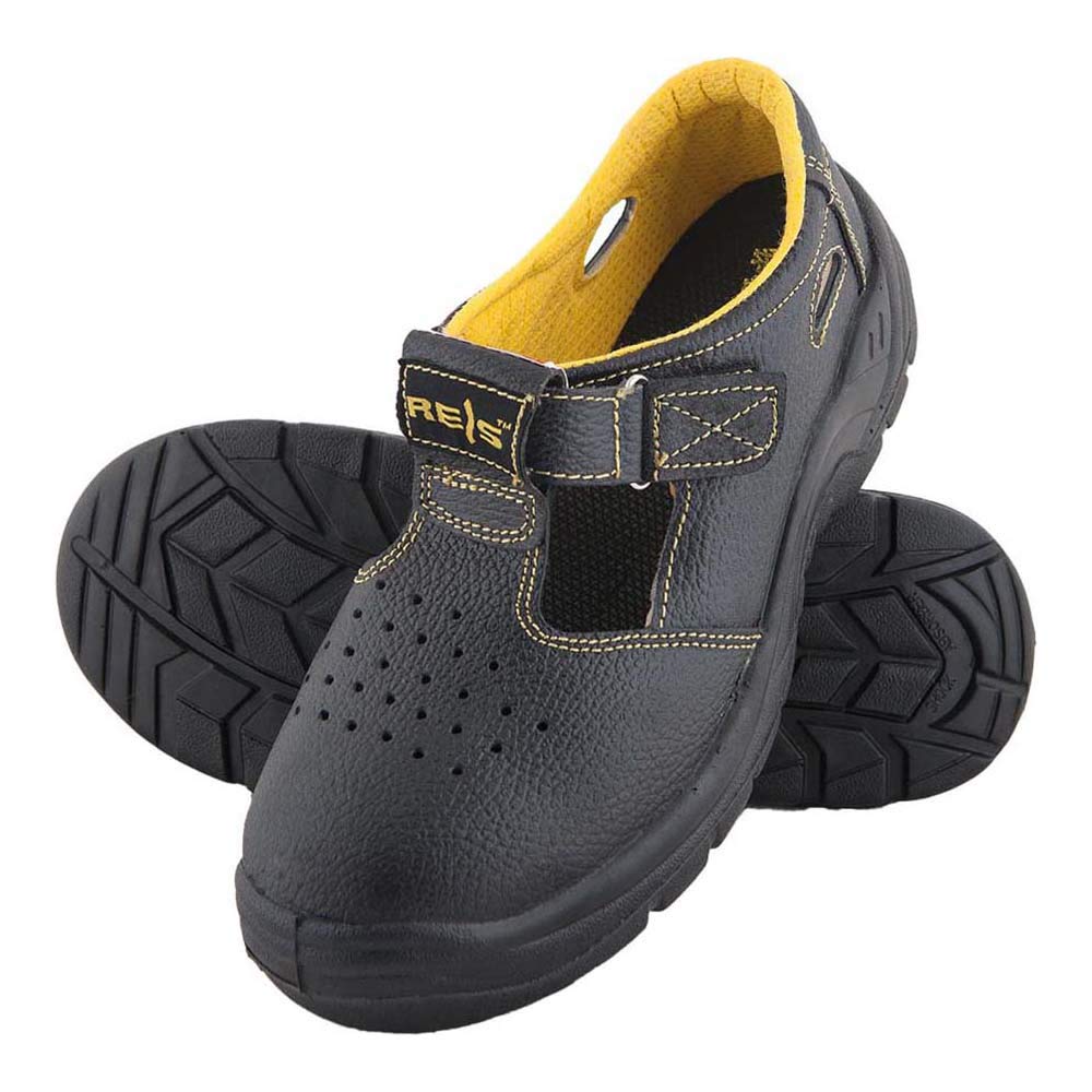 61qAkwSihNL.jpg REIS YES Sicherheitssandalen SB E FO SRC Schwarz Gelb Größe 41 – Bild 1