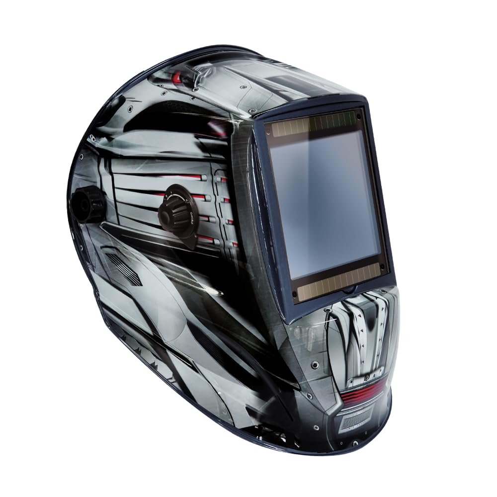 61w8CdDmPJL.jpg GYS Schweißhelm LCD Alien XXL+ True Color schwarz grau – Bild 1