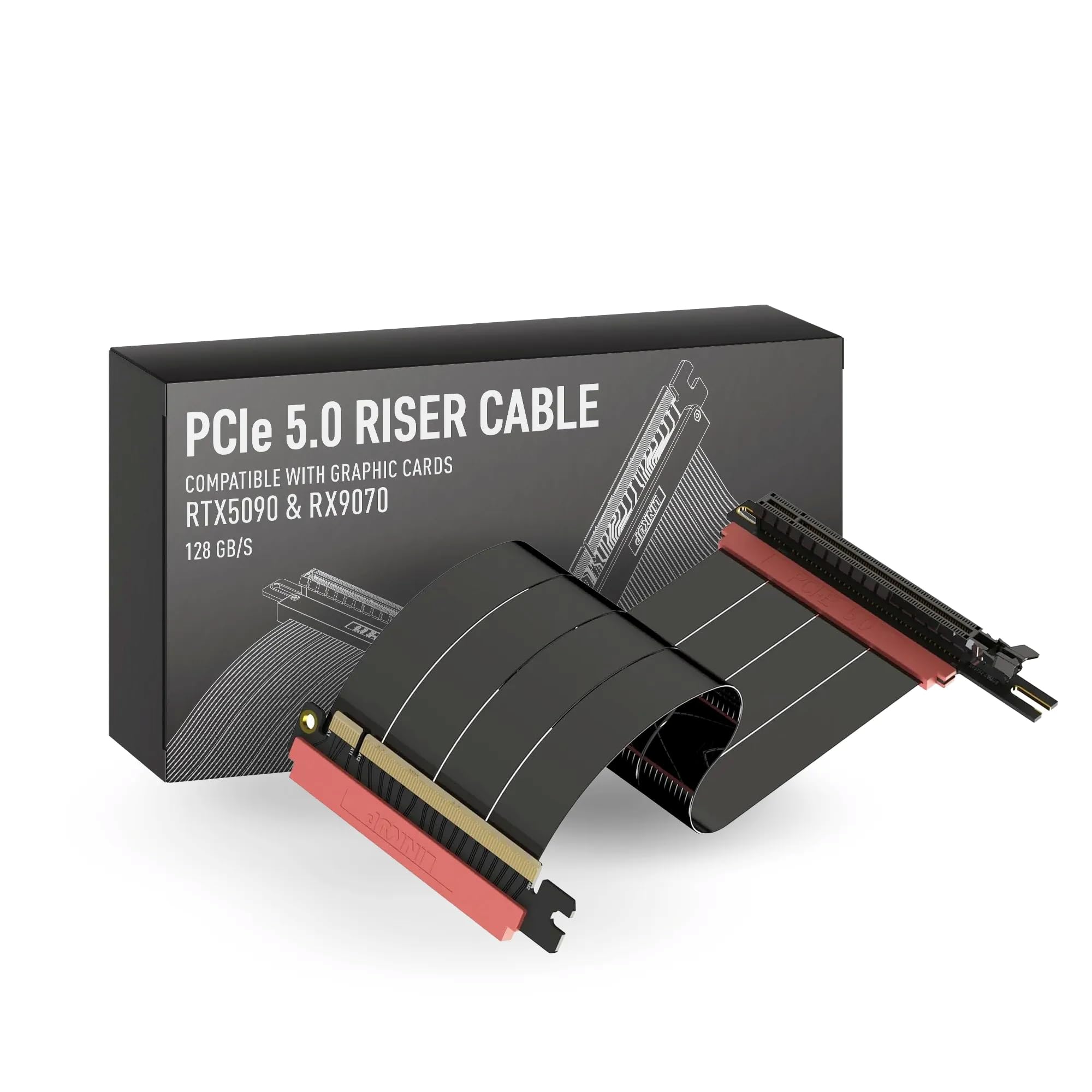 711oaGayf2L.jpg LINKUP AVA5 PCIe 5.0 Riser-Kabel x16 24cm umgekehrter Winkel – Bild 1