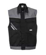 Planam Highline Herrenweste Arbeitsschutzweste Schwarz Schiefer Zink Gr. 68