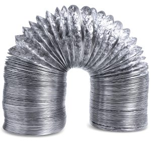 Aluminium Abluftschlauch 125er 4m Universal Lüftung Trockner Dunstabzugshaube