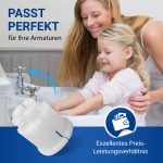 Set 4x Rastbuchse für Knebel-Innenoberteil 3/8 1/2 3/4 für Zweigriff-Armaturen