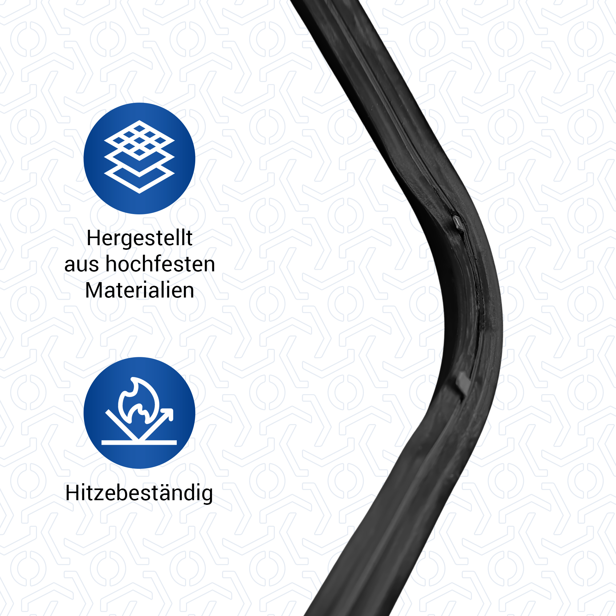 Türdichtung wie Gorenje 533584 rundum 8Haken für Herd Türdichtung wie Gorenje 533584 rundum 8Haken für Herd