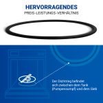 Dichtung wie Electrolux 1119186003 185mmØ für Pumpentopf in Geschirrspüler