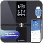HELDENWERK Körperfettwaage Bluetooth mit App Vollflächensensor 180 kg – Bild 2