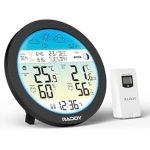 Raddy DT7 Funk-Wetterstation mit Außensensor Farbdisplay DCF Atomuhr – Bild 2