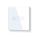 LIAONFOY WLAN Dimmschalter Unterputz Glas Touch Weiß 2,4 GHz