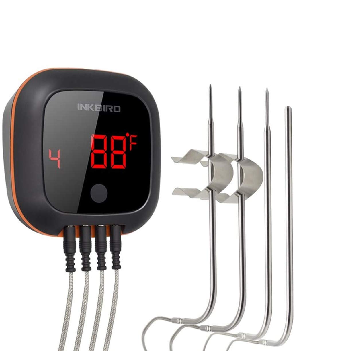 613rMMG9NL.jpg INKBIRD IBT-4XS Bluetooth Grillthermometer digital mit 4 Sonden – Bild 1