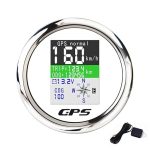KAOLALI GPS Tachometer 85 mm Edelstahl IP67 digitaler Geschwindigkeitsmesser – Bild 2