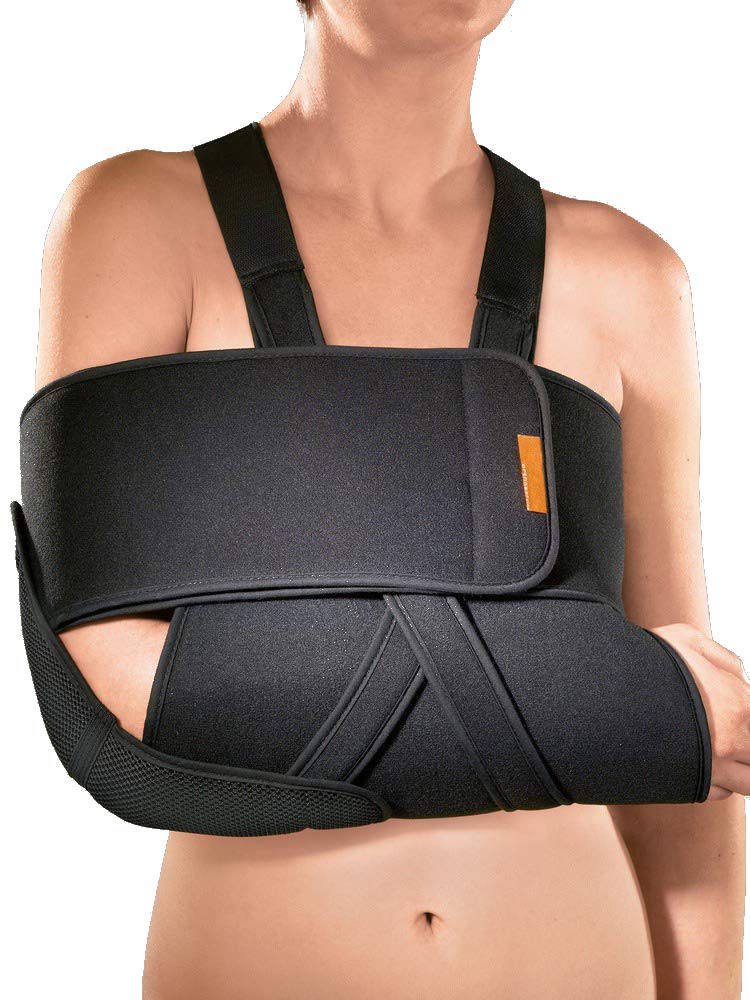 61CMEg0lplL.jpg RO+TEN Shouldfix II Schulter Arm Bandage mit Wegfahrsperre universal – Bild 1