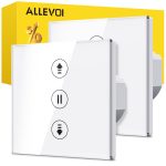 ALLEVOI WLAN Rolladenschalter Prozentfunktion Sprachsteuerung Smart Life