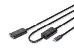 DIGITUS aktives USB 3.2 Gen 1 Verlängerungskabel USB-C 10 m