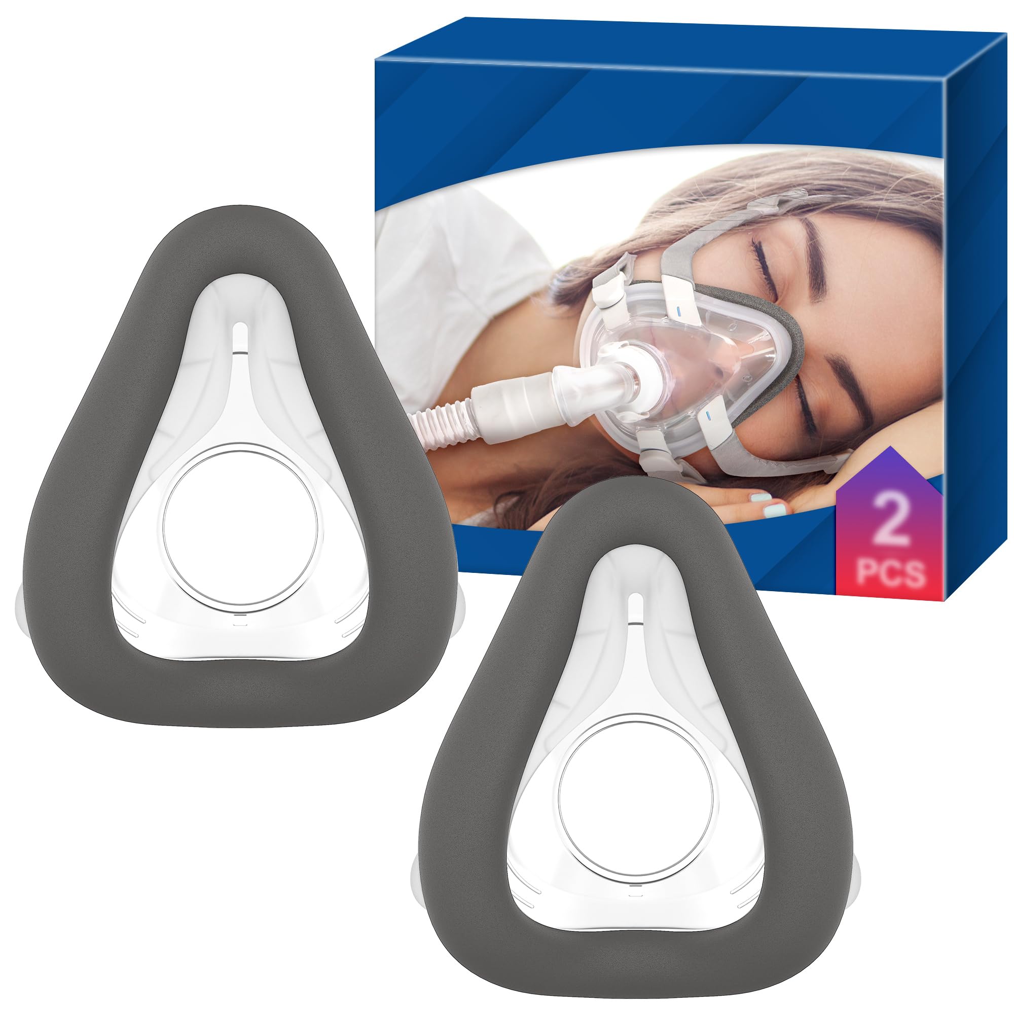 71GgTTR903L.jpg 2er Pack Maskenkissen Memory-Schaum Größe L kompatibel mit AirFit F20 – Bild 1