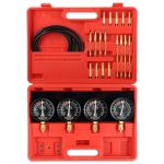 Uten Vergaser Synchronisator Set mit 4 Manometern und Adaptern