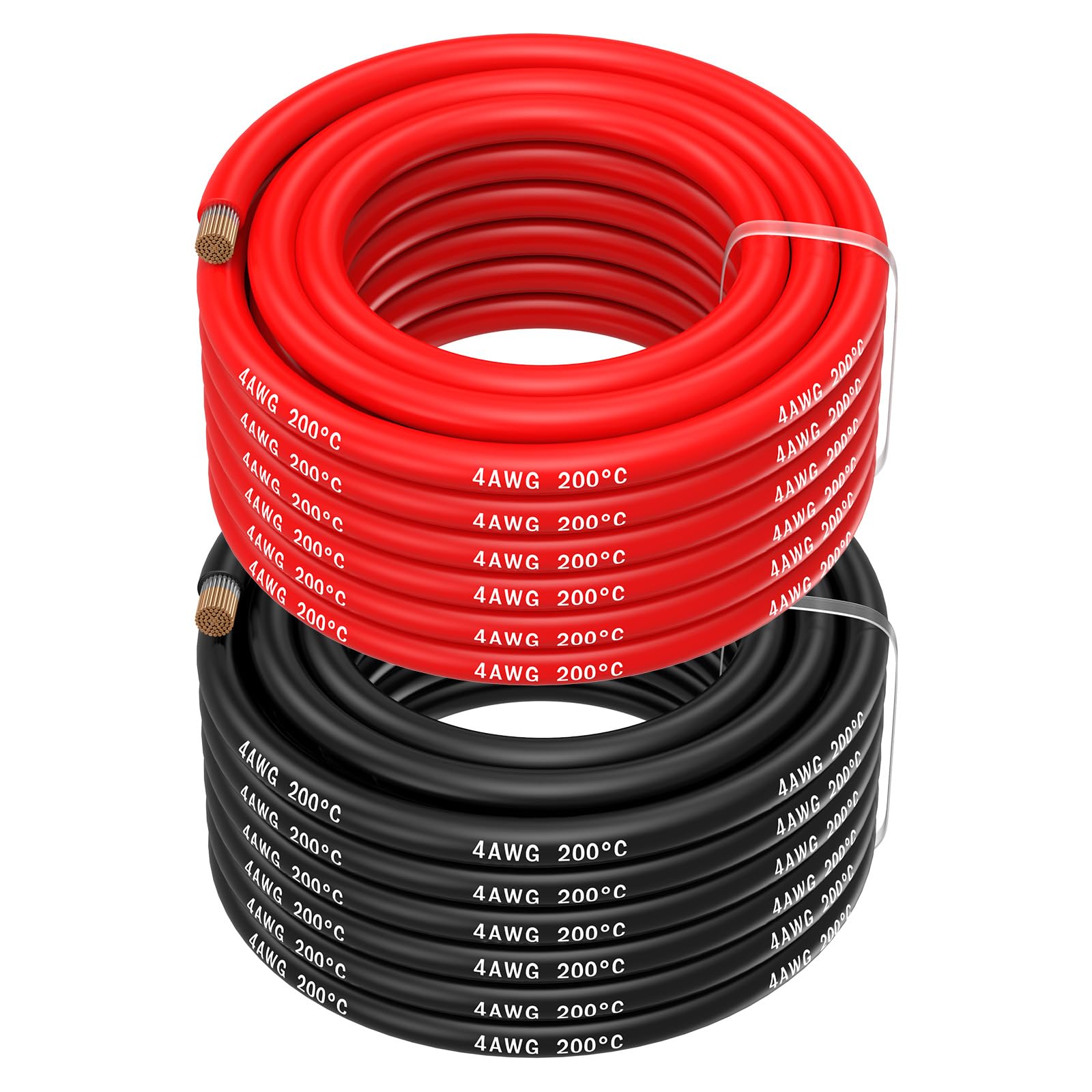 71QOg4PzWcL.jpg 4 AWG Silikon Batteriekabel 21,2mm² verzinnt 2x5m Rot Schwarz 600V – Bild 1