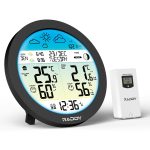 Raddy DT7 Funk-Wetterstation mit Außensensor Farbdisplay DCF Atomuhr