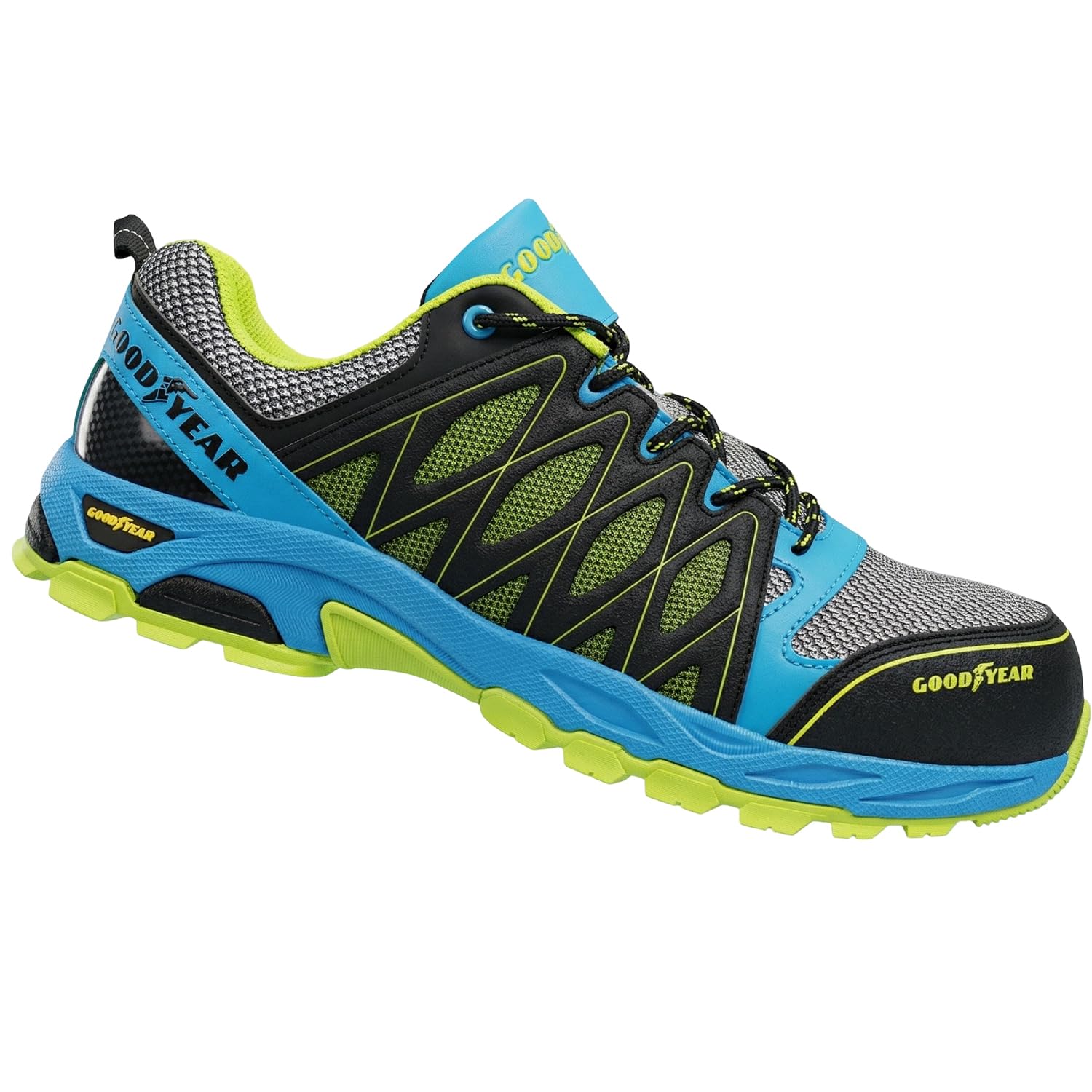 71afDtZgObL.jpg Goodyear Sicherheitsschuhe S1P SRA HRO metallfrei Mehrfarben Gr. 40 – Bild 1