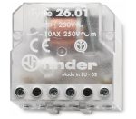 Finder 260182300000PAS Stromstoßschalter UP 230 V AC 1 Schließer 10 A