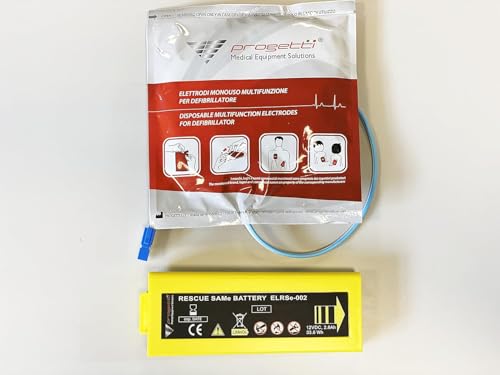 B099ZX43X9.01._SCLZZZZZZZ_.jpg Ersatzset Erwachsene Elektroden und Batterie für Rescue SAMe Defibrillator – Bild 1