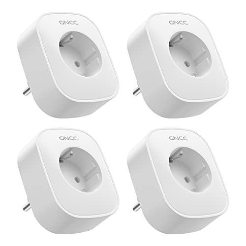 B09TRKK6MM.01._SCLZZZZZZZ_.jpg WLAN Steckdose mit Stromverbrauch 4er Pack Smart Plug 16A Weiß – Bild 1