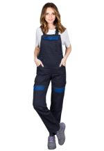 REIS Damen Schutzlatzhose CORTON-L-B Marineblau Blau Baumwolle Gr 42 – Bild 2