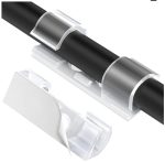 AGPTEK 30 Stück Kabelclips selbstklebend Kabelhalter schwarz groß – Bild 2