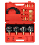 Uten Vergaser Synchronisator Set mit 4 Manometern und Adaptern – Bild 2