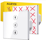 ALLEVOI WLAN Rolladenschalter Prozentfunktion Sprachsteuerung Smart Life – Bild 2