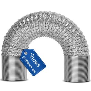 Flexschlauch 100erR 6m aus Aluminium für Luftführungssystem