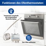 Thermostat wie AEG 5611490011 Temperaturregler 304°C für Backofen Herd
