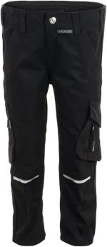 Planam Kinder Bundhose Cargo kornblau schwarz – Bild 2