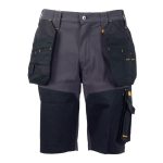 DEWALT Hamden Shorts Grau Schwarz Größe 36 mit Holstertaschen
