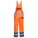 Portwest Warnschutz Kontrast Latzhose ungefüttert 4XL Orange Marine