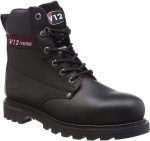 V12 Boulder Sicherheitsstiefel Leder mahagonibraun Größe 10 UK 44 EU