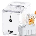 VINATO Eiswürfelmaschine kompakt 9 Eiswürfel in 9 Minuten 12 kg pro Tag