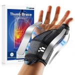 Fitomo Daumenbandage rechts Blau mit Aluschiene für Daumen und Handgelenk – Bild 2