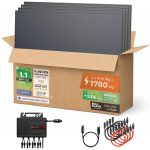 Solarway Balkonkraftwerk 1780Wp mit 2000W Wechselrichter 4x 445W