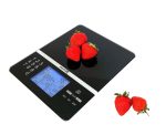 smartLAB diet Nährwert Analysewaage 5 kg digitale Küchenwaage schwarz