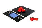 smartLAB diet Nährwert Analysewaage 5 kg digitale Küchenwaage schwarz – Bild 2