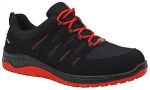 ELTEN Sicherheitsschuhe Maddox Black Red Low ESD S3S leicht sportlich – Bild 2