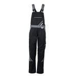 Planam Highline Damen-Latzhose Schwarz Schiefer Zink Größe 48 – Bild 2