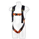 Portwest Ultra 2-Punkt-Geschirr Größe S M L Schwarz Orange – Bild 2