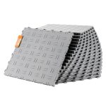 VEVOR Garagenbodenfliesen 25er Set 305x305x13,4mm rutschfest silber – Bild 2