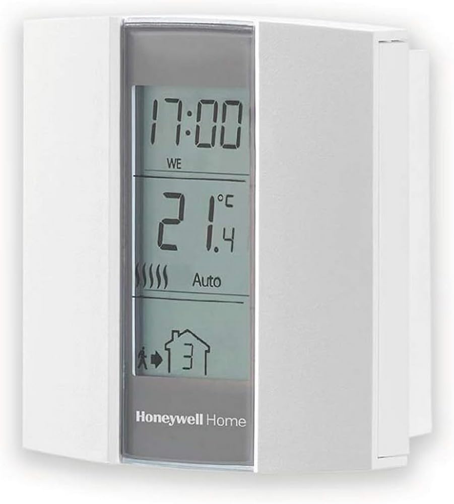51TjkLvreuL.jpg Honeywell Home T136C110AEU T136 programmierbarer Thermostat weiß – Bild 1