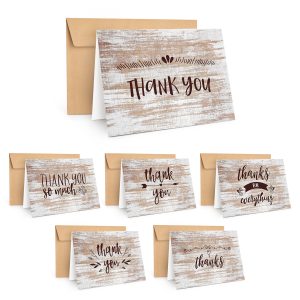 Dankeskarten 30 Pack Thank you Karten für Hochzeit Geburtstag Party Abschluss
