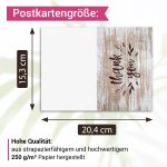 Dankeskarten 30 Pack Thank you Karten für Hochzeit Geburtstag Party Abschluss